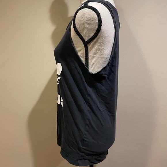 Adidas Black Graphic Muscle Tank - Picture 5 of 8
